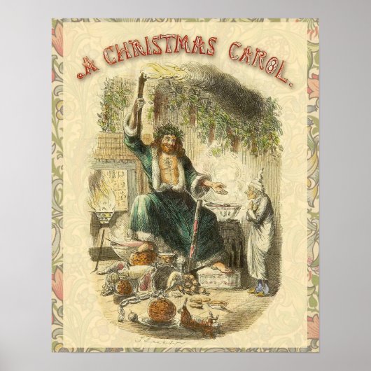 Spook van Kerst Heden Scrooge Poster (Voorkant)