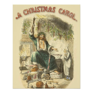 Spook van Kerst Heden Scrooge Poster