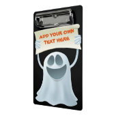 Spook vasthoudend tekst mini klembord (Angled2)