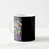 Spook Workout Heks Zorg Dat Er Eiwit Is Halloween Koffiemok (Voorkant links)