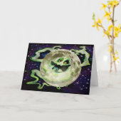 Spookaart Kaart (Gele Bloem)