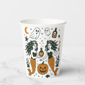 Spookachtig Atlantis: een verzonken stad met spook Papieren Bekers (Achterkant)