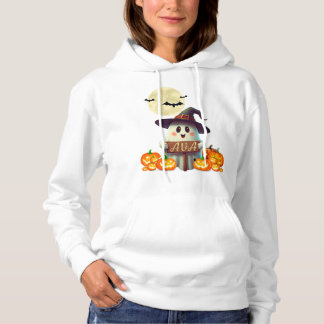 Spookachtig avontuur van een spooknaam "Ava" Hoodie