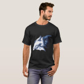 Spookachtig Blauw T-shirt (Voorkant volledig)
