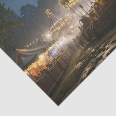 spookachtig carnavalsontkoppelingspapier tissuepapier (Detail)