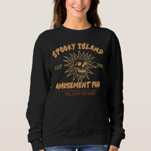 Spookachtig eiland - zomer halloween trui