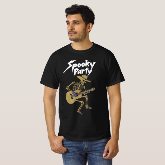 Spookachtig feest t-shirt (Voorkant volledig)