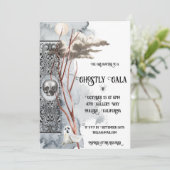 spookachtig gala kaart (Staand voorkant)