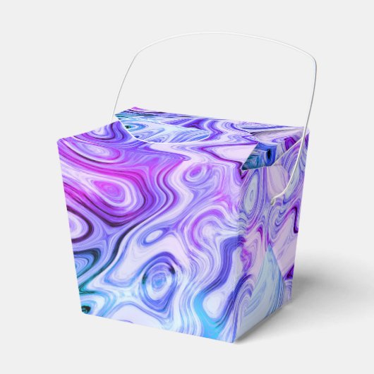 spookachtig gefluister, gemarmerde pastel : bedankdoosjes (Voorkant Zijde)