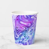 spookachtig gefluister, gemarmerde pastel : papieren bekers (Achterkant)