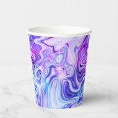 spookachtig gefluister, gemarmerde pastel : papieren bekers (Rechts)