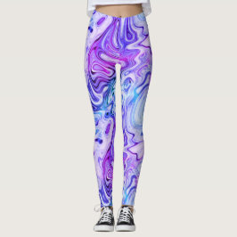 Spookachtig gefluister, pastelmarmering : leggings