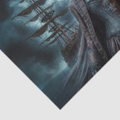 spookachtig gemesmeriseerde piraat | Haunting High Tissuepapier (Detail)