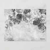 spookachtig gezicht briefkaart (Achterkant)