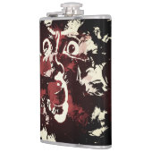 spookachtig gezicht heupfles (Links)