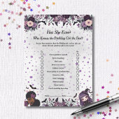 Spookachtig gotisch verjaardagsmeisje heeft ze ooi feestdagenkaart