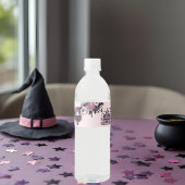 Spookachtig gotisch verjaardagsmeisje waterfles etiket