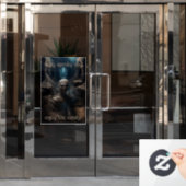 Spookachtig graf van de mummie wandtapijt raamsticker (Kantoordeur)