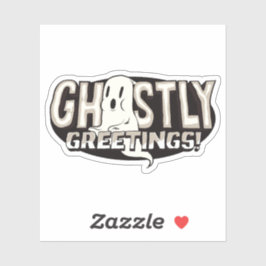 Spookachtig Groeten Halloween Pun Grappig Sticker