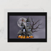 spookachtig halloween briefkaart (Voorkant / Achterkant)