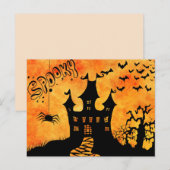 spookachtig halloween briefkaart (Voorkant / Achterkant)