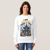 Spookachtig Halloween-feest in een spookhuis Trui (Voorkant volledig)