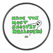 Spookachtig Halloween Hockey Puck (Voorkant)