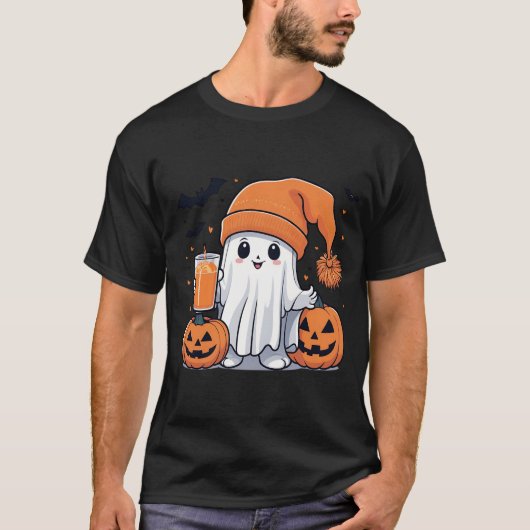 Spookachtig Halloween plezier T-shirt (Voorkant)