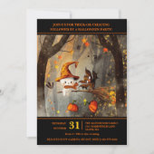 Spookachtig leuk Halloween feest Kaart (Voorkant)