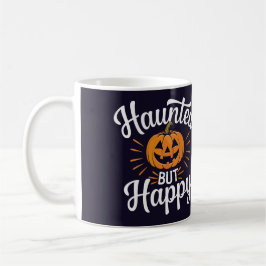 Spookachtig maar gelukkig gepersonaliseerd koffiemok