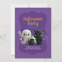 Spookachtig maar Schattig Cute Geest & Beer