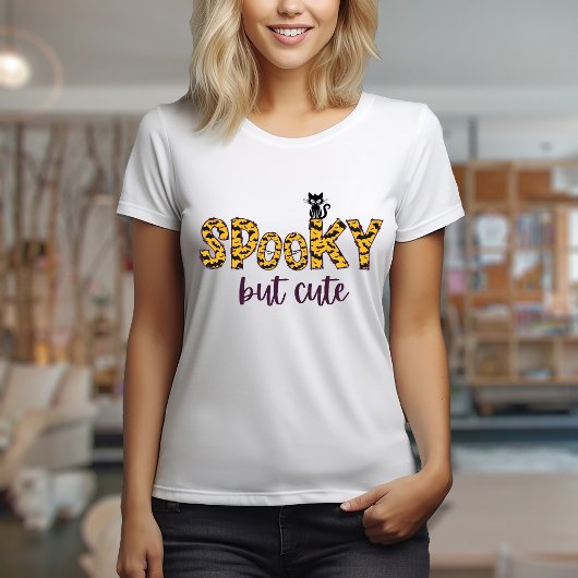 Spookachtig maar schattig T-shirt
