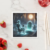 Spookachtig Man op de begraafplaats Servet (Insitu)