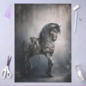 Spookachtig mooi carouselpaard voor decoupage tissuepapier (Craft)