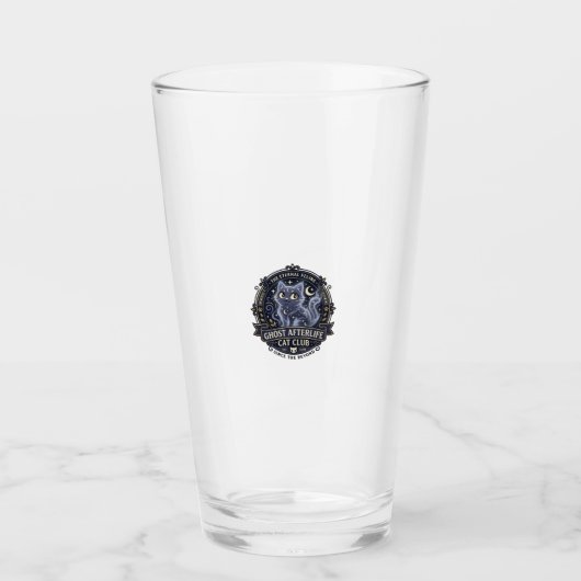 Spookachtig na leven Kat Kat Vader Cadeau Idee - S Glas (Voorkant)