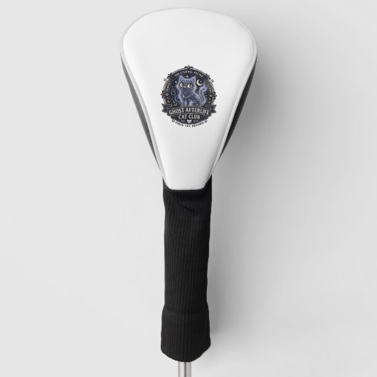 Spookachtig na leven kat kat vader cadeau idee - S Golfheadcover (Voorkant)