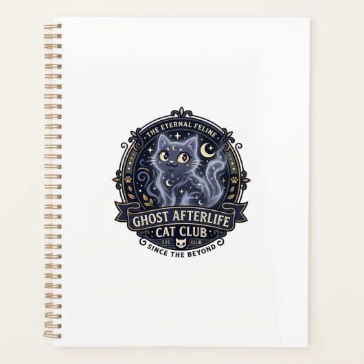 Spookachtig na leven Kat Kat Vader Cadeau Idee - S Planner (Voorkant)