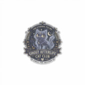Spookachtig na leven Kat Kat Vader Cadeau Idee - S Sticker (Voorkant)