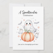 Spookachtig plezier Halloween Kaart (Voorkant)