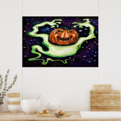 spookachtig plezier poster (Keuken)
