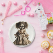 spookachtig pop halloween kostuum party papieren bordje (Feest)