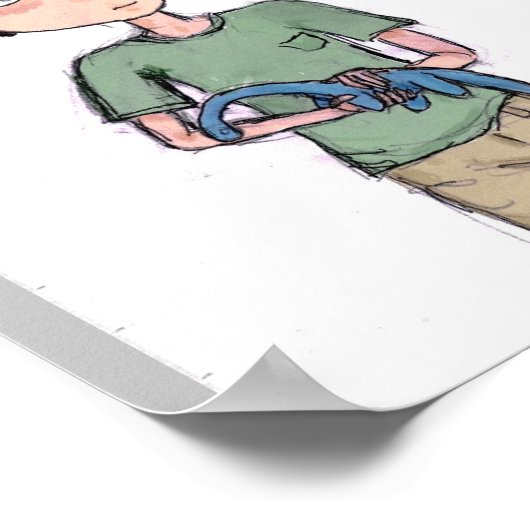 spookachtig poster (Hoek)