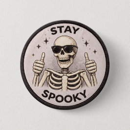 Spookachtig Ronde Button 5,7 Cm