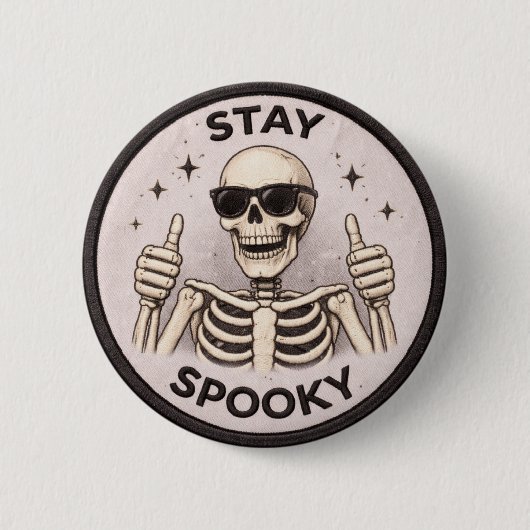 Spookachtig Ronde Button 5,7 Cm (Voorkant)