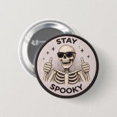 Spookachtig Ronde Button 5,7 Cm (Voorkant /achterkant)