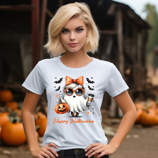 Spookachtig & Schattig: Schattige Funny Ghost Hall T-shirt