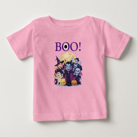 Spookachtig Schattige Baby Shirt (Voorkant)