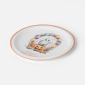 Spookachtig Schattige Baby shower Papieren Bordje (Gekanteld)