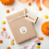 Spookachtig Schattige Baby shower Ronde Sticker