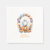 Spookachtig Schattige Baby shower Servet (Voorkant)